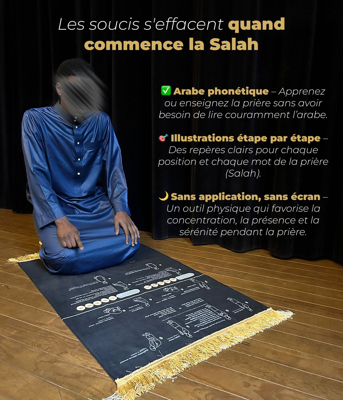 Ummah4All Tapis de prière phonétique