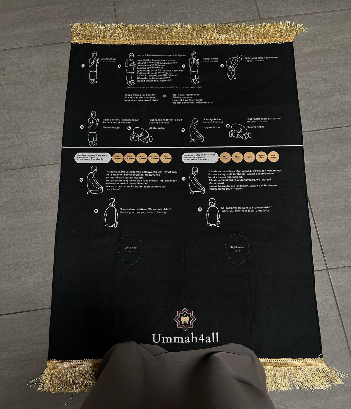 Ummah4All Tapis de prière phonétique